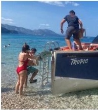 Poppa del Tropic con scaletta